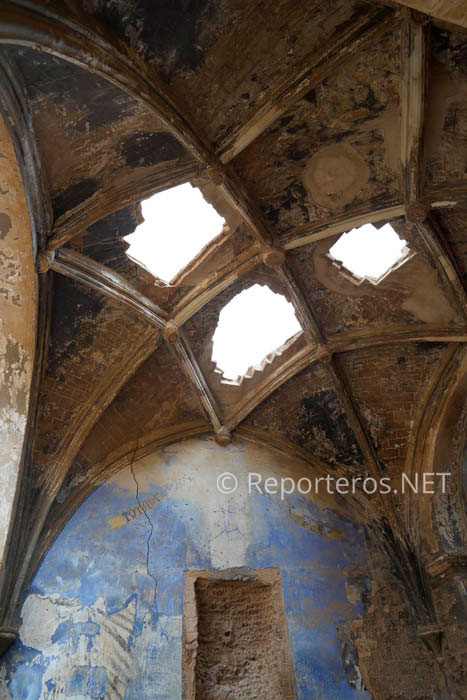 Detalle en el techo de una de las capillas de San Martín Detalle en el techo de una de las capillas de San Martín