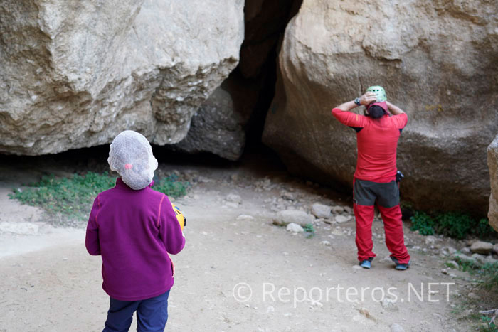 Entrada a las Cuevas de Sorbas Entrada a las Cuevas de Sorbas