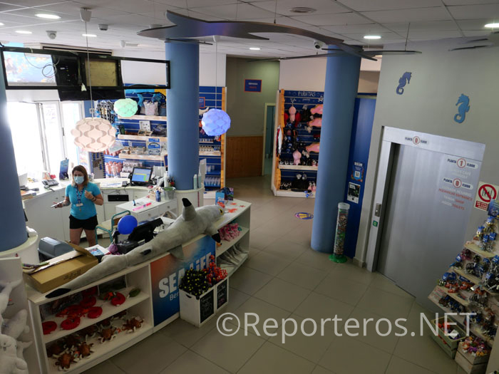 Recepción – tienda Sea Life Benalmádena Recepción – tienda Sea Life Benalmádena