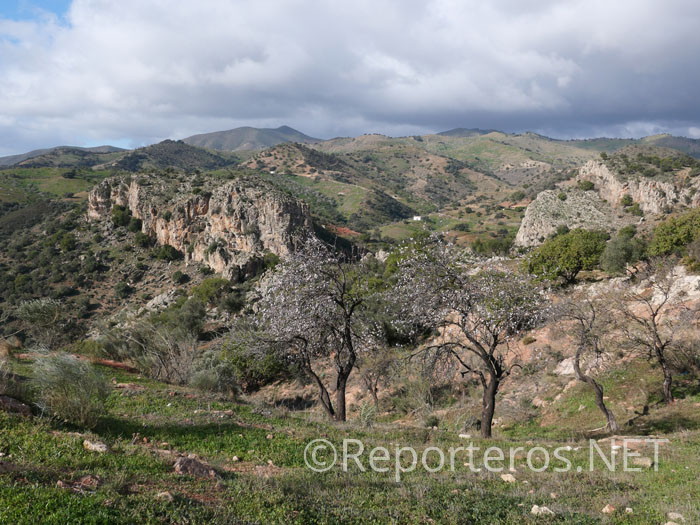Vistas desde el tramo de comienzo del sendero Vistas desde el tramo de comienzo del sendero
