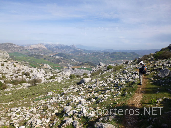 Bajando al punto de finalización de la ruta y jornada Bajando al punto de finalización de la ruta y jornada