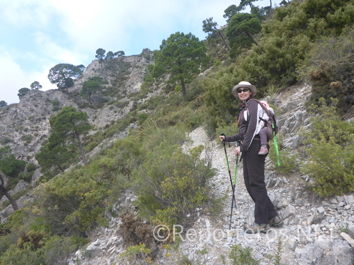 Sendero subida a Vereda de Granada Sendero subida a Vereda de Granada