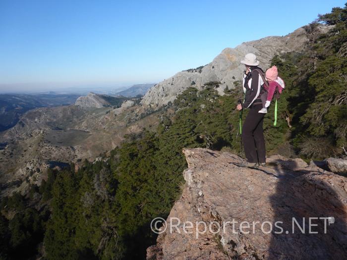 Vista cara norte de la Sierra de las Nieves