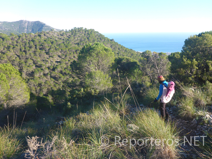 Cara sur de la sierra de Mijas