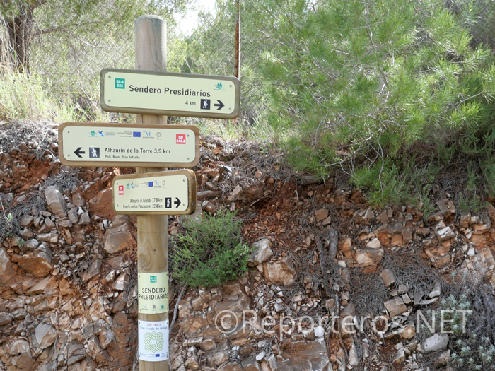 Punto de inicio del Sendero de Los Presidiarios Punto de inicio del Sendero de Los Presidiarios