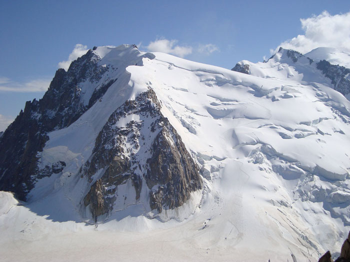 Mont Blanc desde la Aguja de Midi Mont Blanc desde la Aguja de Midi