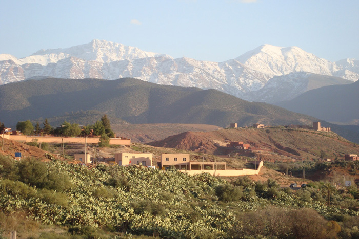 El Atlas desde Marrakech El Atlas desde Marrakech