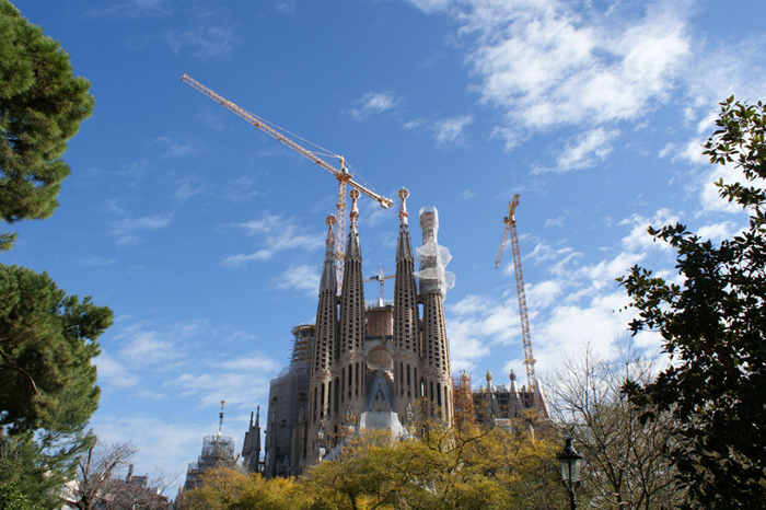 Exterior de la Sagrada Familia Exterior de la Sagrada Familia