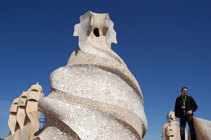 Original azotea de la Casa Milá Original azotea de la Casa Milá