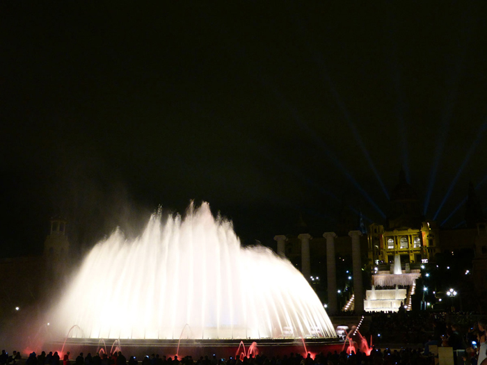 Espectáculo de la Fuente Mágica de Montjuic Espectáculo de la Fuente Mágica de Montjuic