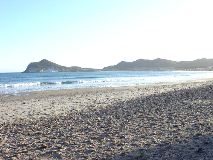 Playa de los Genoveses al atardecer Playa de los Genoveses al atardecer