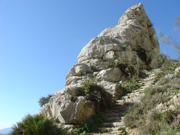 Escaleras de subida a La Huma Escaleras de subida a La Huma