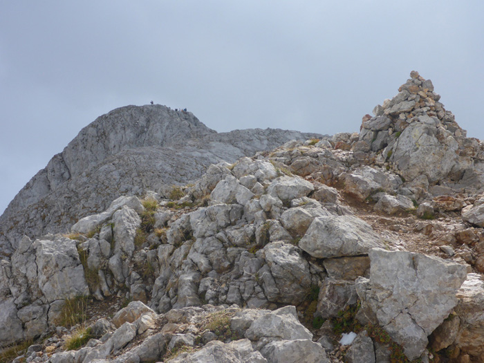 Cresta hacia la cumbre Cresta hacia la cumbre