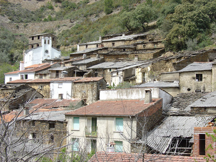 Casas características de pizarra Casas características de pizarra