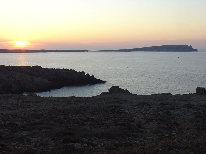 Atardecer desde la Torre de Fornells Atardecer desde la Torre de Fornells