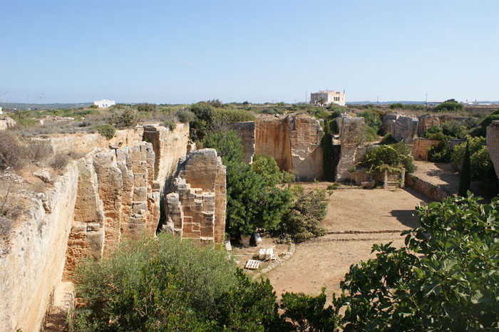 Paisaje de la cantera de marés Paisaje de la cantera de marés