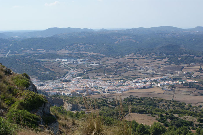 Es Mercadal desde Monte Toro Es Mercadal desde Monte Toro
