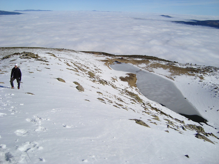 Laguna de los Pájaros helada Laguna de los Pájaros helada