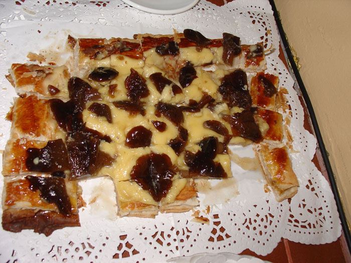 Bizcocho y tarta de setas Bizcocho y tarta de setas