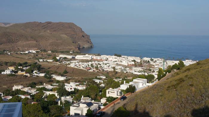 Espectacular vista de Las Negras desde la terraza Espectacular vista de Las Negras desde la terraza