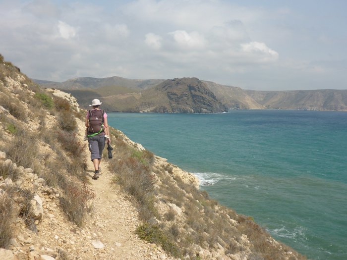 Un punto del sendero de La Molata Un punto del sendero de La Molata