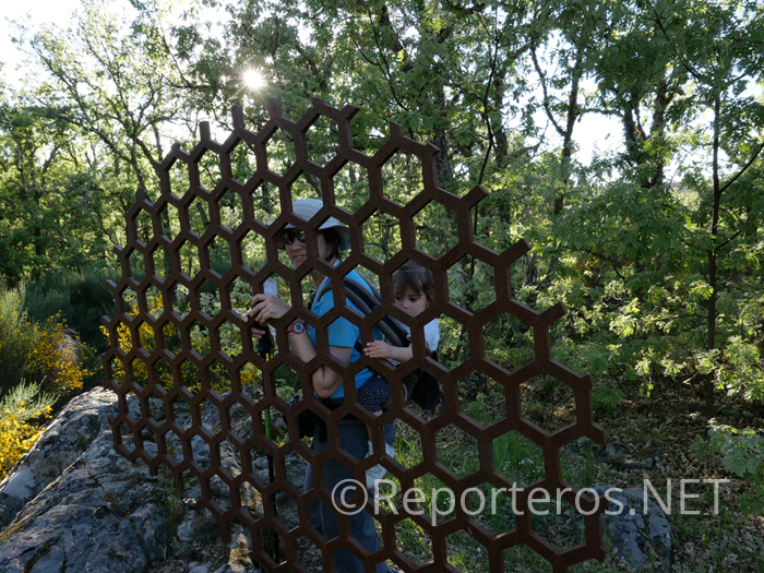 Obra de Carlos Beltrán 'Panal' Obra de Carlos Beltrán 'Panal'
