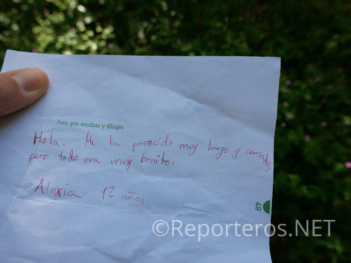 Nota de una niña de 12 años Nota de una niña de 12 años