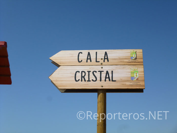 Señalización para Cala Cristal Señalización para Cala Cristal