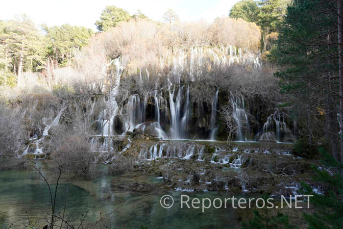 Panorámica de las cascadas del río Cuervo