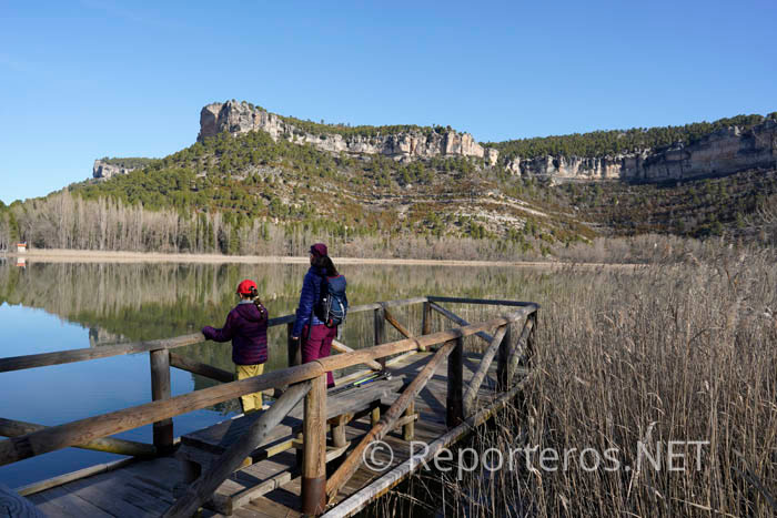 Mirador sobre la laguna de Uña