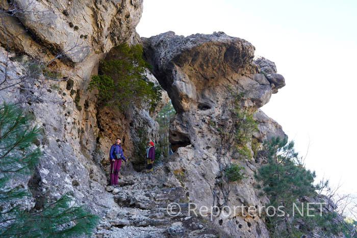 Las rocas adquieren formas extrañas