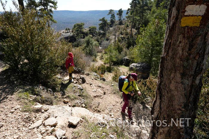 Descenso hacia La Raya