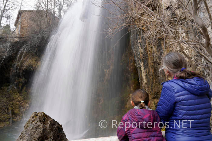 Llegamos al pie de la cascada