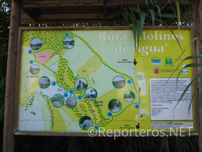 Cartel informativo en la Iglesia de Santa Lucía Cartel informativo en la Iglesia de Santa Lucía